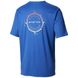 Мужская футболка Columbia TERMINAL TACKLE PFG COMPASS™  SHORT SLEEVE SHIRT  синяя 1847201-487, Синий, SS19