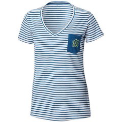 Жіноча футболка Columbia PFG MONOGRAM TEE в синю смужку 1772344-483, синій, SS19