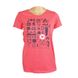 Женская футболка Columbia CAMP STAMP™ PERFORMANCE TEE розовая AK1103 614, Красный, SS18